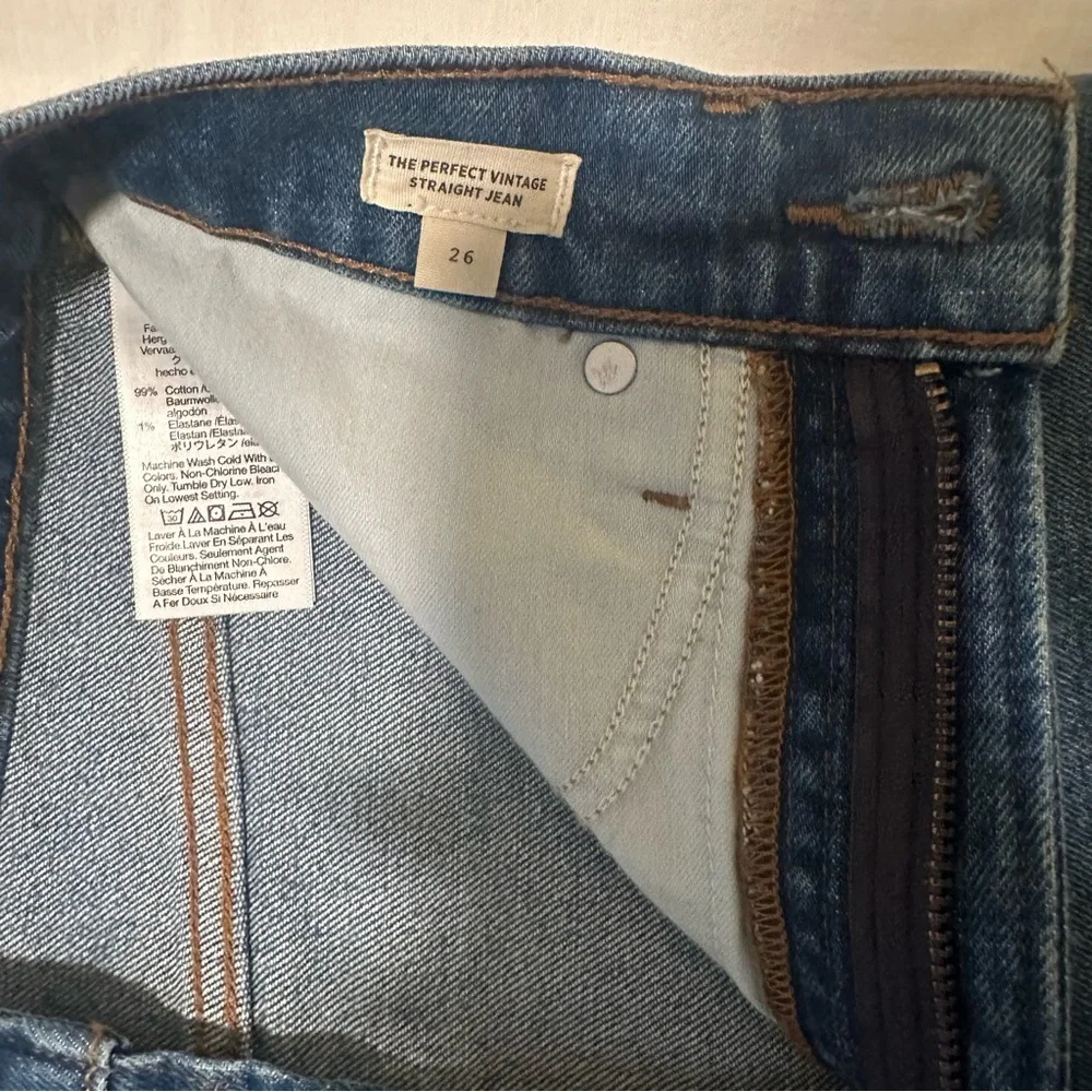 Madewell Perfect Vintage Straight Jean - Picture 4 of 6